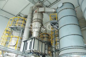 Industrial gas cleaning system
