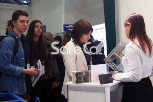 Visitors of Safe Technologies stand at VUZPROMEXPO
