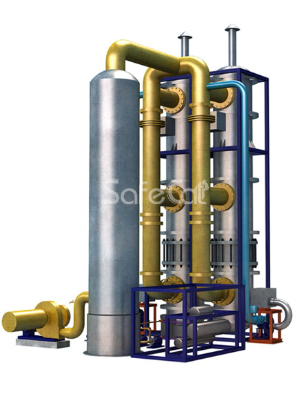 Industrial emission control system SC (with contact condensation option)